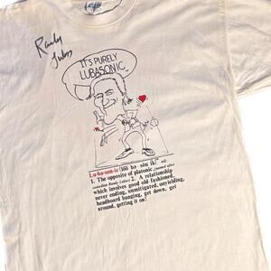 1990s Purely Lubasonic Randy Luba autogrphed tee (xl)